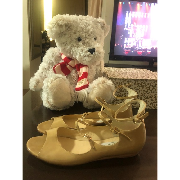 Jimmy Choo Patent Strappy Sandals - Picture 2 of 9